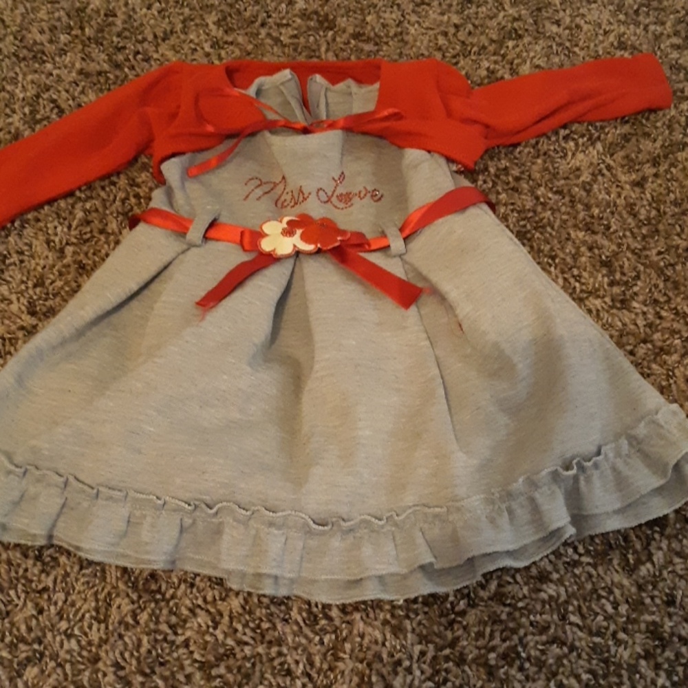 Italian made dress with sweater
